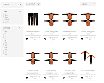 Kleskolleksjonen for Utleira IL Ski kan kjøpes nå!
